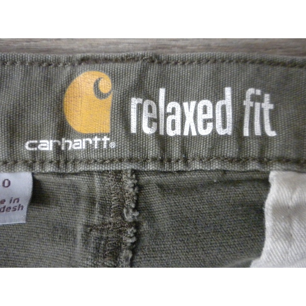 Carhartt Rigby Cargo Shorts Mens 40 Green Rugged Flex Relaxed Workwear Gorpcore - Picture 3 of 9